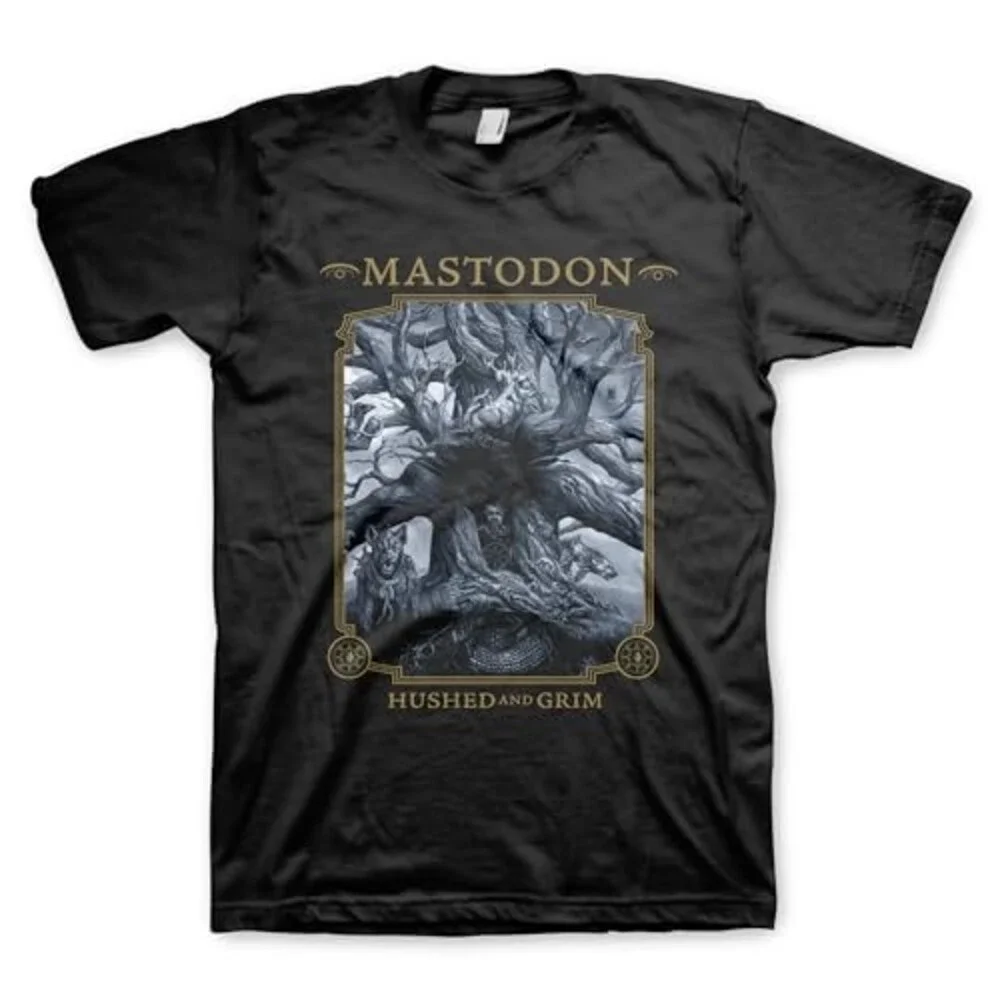 Mastodon Hushed and Grim T-Shirt-Small Black